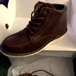 Furrow Men’s Kitt Leather boots Size 10 New In Box Never Worn Casual Shoe Boots